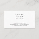 プロフェッショナルミニマルエレガントグラフィックデザイン 名刺 (裏面)