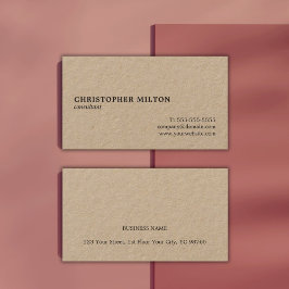 プロフェッショナルミニマルエレガントコンサルタント 名刺