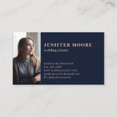 プロフェッショナルミニマルエレガントリストプレーンスクリプト 名刺 (裏面)