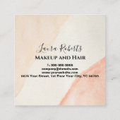 プロフェッショナルミニマルオレンジテラコッタボホアポイ 予約カード (裏面)