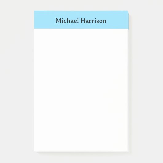プロフェッショナルミニマルクラシカルリストプレインブルー ポストイット (正面)