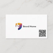 プロフェッショナルミニマルシンプルモダン 名刺 (裏面)