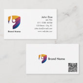 プロフェッショナルミニマルシンプルモダン 名刺 (正面/裏面)