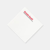 プロフェッショナルミニマルシンプルリスト白モダン平野 スタンダードカクテルナプキン (角)