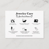 プロフェッショナルミニマルジュエリー気に指示 エンクロージャーカード (正面)