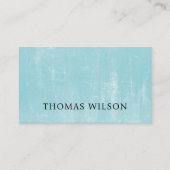 プロフェッショナルミニマルテクスチャブルーホワイトコンサルタント 名刺 (正面)