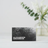 プロフェッショナルミニマルブラックスクライブル 名刺 (スタンド正面)