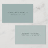 プロフェッショナルミニマルプエレガントライモダンン 名刺 (正面/裏面)