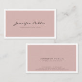 プロフェッショナルミニマルプレーンエレガントモダン 名刺 (正面/裏面)