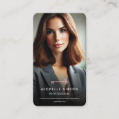 プロフェッショナルミニマルマーケティング名刺 コーリングカード (正面)