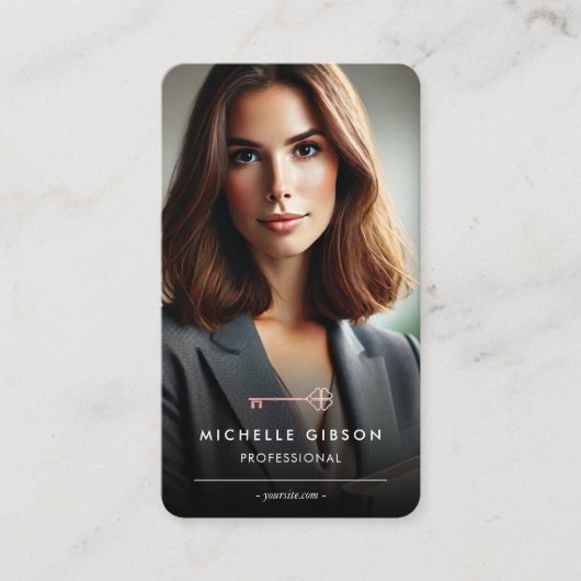 プロフェッショナルミニマルマーケティング名刺 コーリングカード (正面)