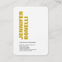 プロフェッショナルミニマルモダンはっきりした主義者 名刺