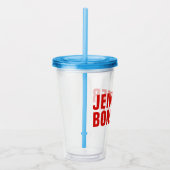 プロフェッショナルミニマルモダンはっきりした主義赤 アクリルタンブラー (右)