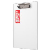 プロフェッショナルミニマルモダンはっきりした主義赤 クリップボード (左)