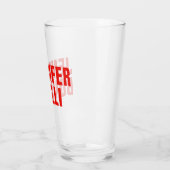 プロフェッショナルミニマルモダンはっきりした主義赤 タンブラーグラス (左)