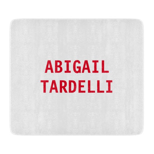 プロフェッショナルミニマルモダンカスタムム名 カッティングボード (正面)