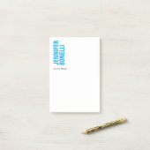 プロフェッショナルミニマルモダンスはっきりしたブルー ポストイット (デスク上)