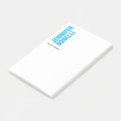 プロフェッショナルミニマルモダンスはっきりしたブルー ポストイット (アングル)