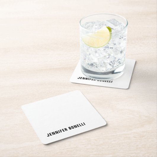 プロフェッショナルミニマルモダントレンディー名 スクエアペーパーコースター (インサイチュ)