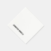 プロフェッショナルミニマルモダントレンディー名 スタンダードカクテルナプキン (角)