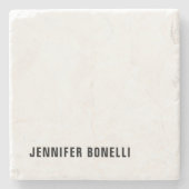 プロフェッショナルミニマルモダントレンディー名 ストーンコースター (正面)