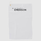 プロフェッショナルミニマルモダンム平原 ゴルフタオル (正面)