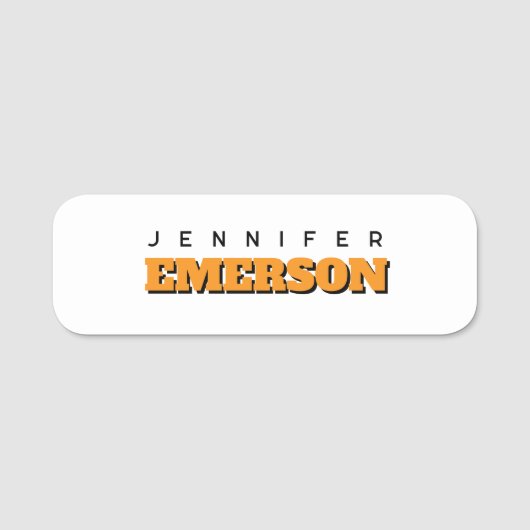 プロフェッショナルミニマルモダンム平原 名札 (正面)