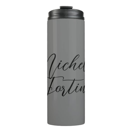 プロフェッショナルミニマルモダンム手書き名 タンブラー (正面)