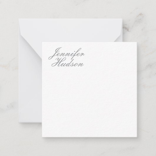 プロフェッショナルミニマルモダンム書名 ノートカード (正面)