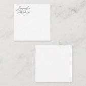 プロフェッショナルミニマルモダンム書名 ノートカード (正面/裏面)