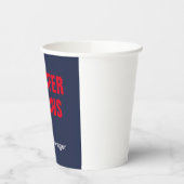 プロフェッショナルミニマルモダンリストブルー 紙コップ (左)