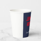 プロフェッショナルミニマルモダンリストブルー 紙コップ (右)