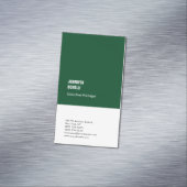 プロフェッショナルミニマルモダン主義の森の白 マグネット名刺 (インサイチュ)