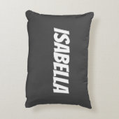 プロフェッショナルミニマルモダン主義の灰色 アクセントクッション (裏面(縦))