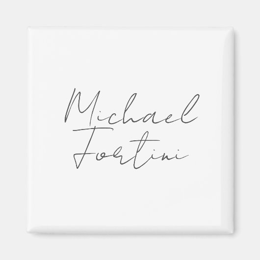 プロフェッショナルミニマルモダン主義の灰色 マグネット (正面)