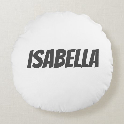 プロフェッショナルミニマルモダン主義の灰色 ラウンドクッション (正面)