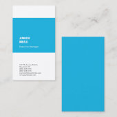 プロフェッショナルミニマルモダン主義プレミアムシルク 名刺 (正面/裏面)