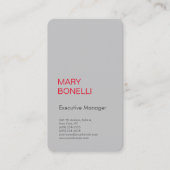 プロフェッショナルミニマルモダン主義者 名刺 (正面)