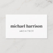 プロフェッショナルミニマルモダンQRコード 名刺 (正面)