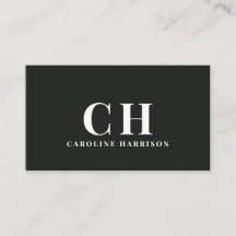 プロフェッショナルミニマルモノグシンプルラムブラック