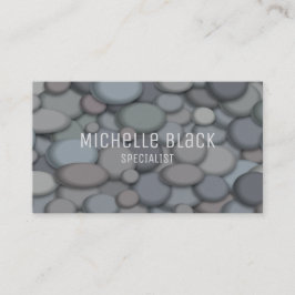 プロフェッショナルミニマル川の岩の背景 名刺