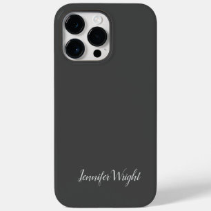 プロフェッショナルミニマル手書きグレー Case-Mate iPhone 14 PRO MAXケース