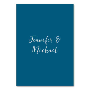 プロフェッショナルミニマル海ブルー書 テーブルナンバー