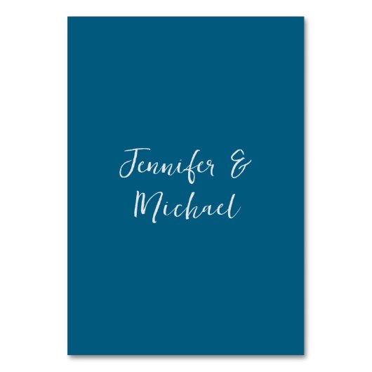 プロフェッショナルミニマル海ブルー書 テーブルナンバー (正面)