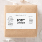 プロフェッショナルミニマル白体バターラベル ラベル (インサイチュ)