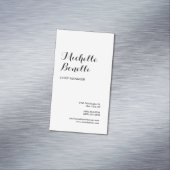 プロフェッショナルミニマル白黒 モダン マグネット名刺 (インサイチュ)