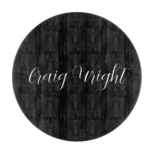 プロフェッショナルミニマル追加名パーソナライズされた カッティングボード (正面)