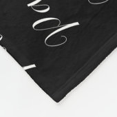 プロフェッショナルミニマル追加名パーソナライズされた フリースブランケット (角)