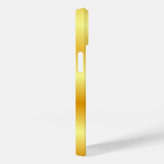 プロフェッショナルミニマル金ゴールドの色あなたの名前を追加 Case-Mate iPhoneケース (裏面 / 右)