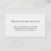 プロフェッショナルミニマルQRコード 名刺 (裏面)